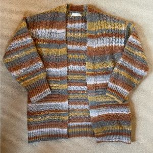 Anthropologie open front oversized sweater